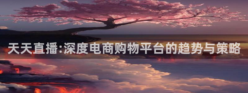 五星体育高清是几频道：天天直播:深度电商购物平台的趋势与策略